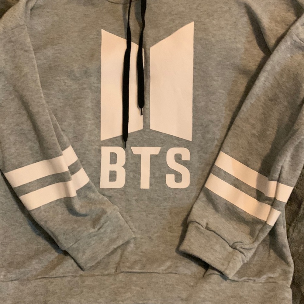 BTS Gray Hoodie